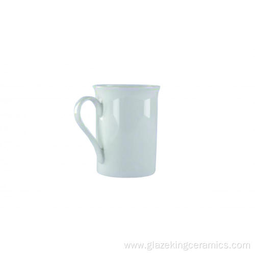 Highly Recommand White Ceramic Plain Mug